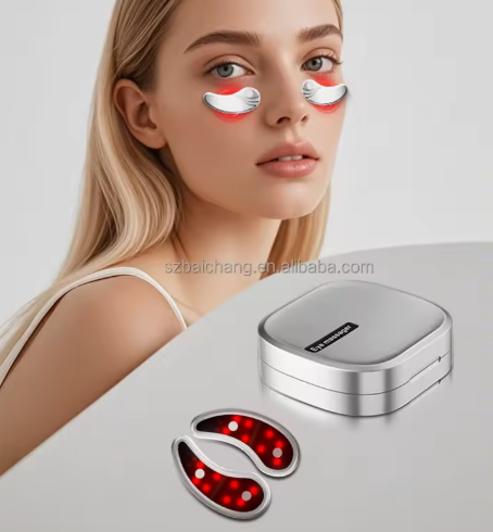 DeepGlow LED Rotlicht-Augenpads